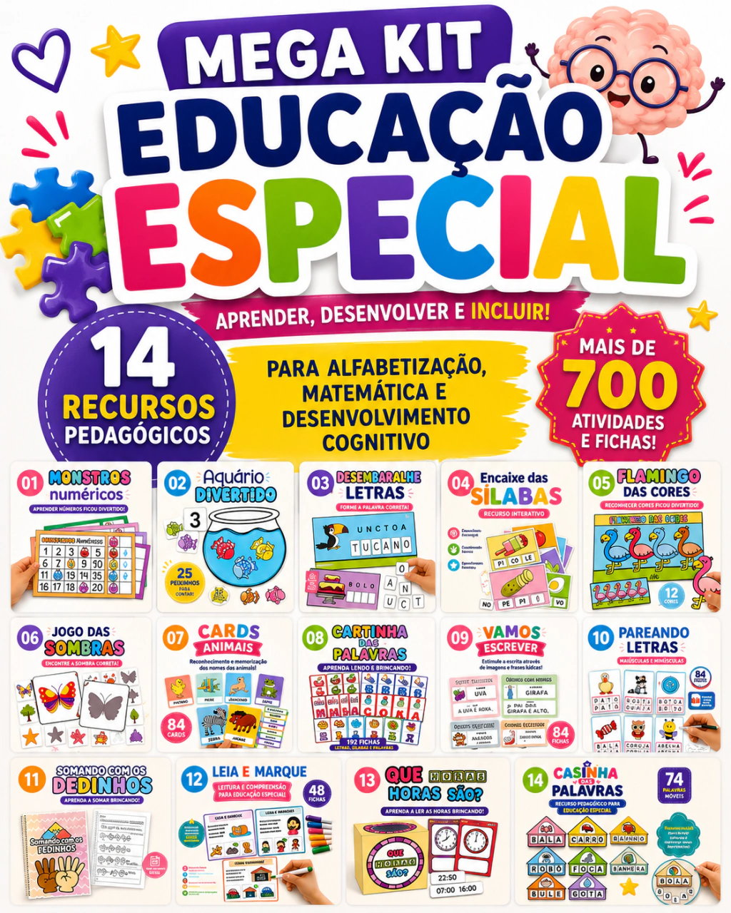 Mega Kit Educação Especial